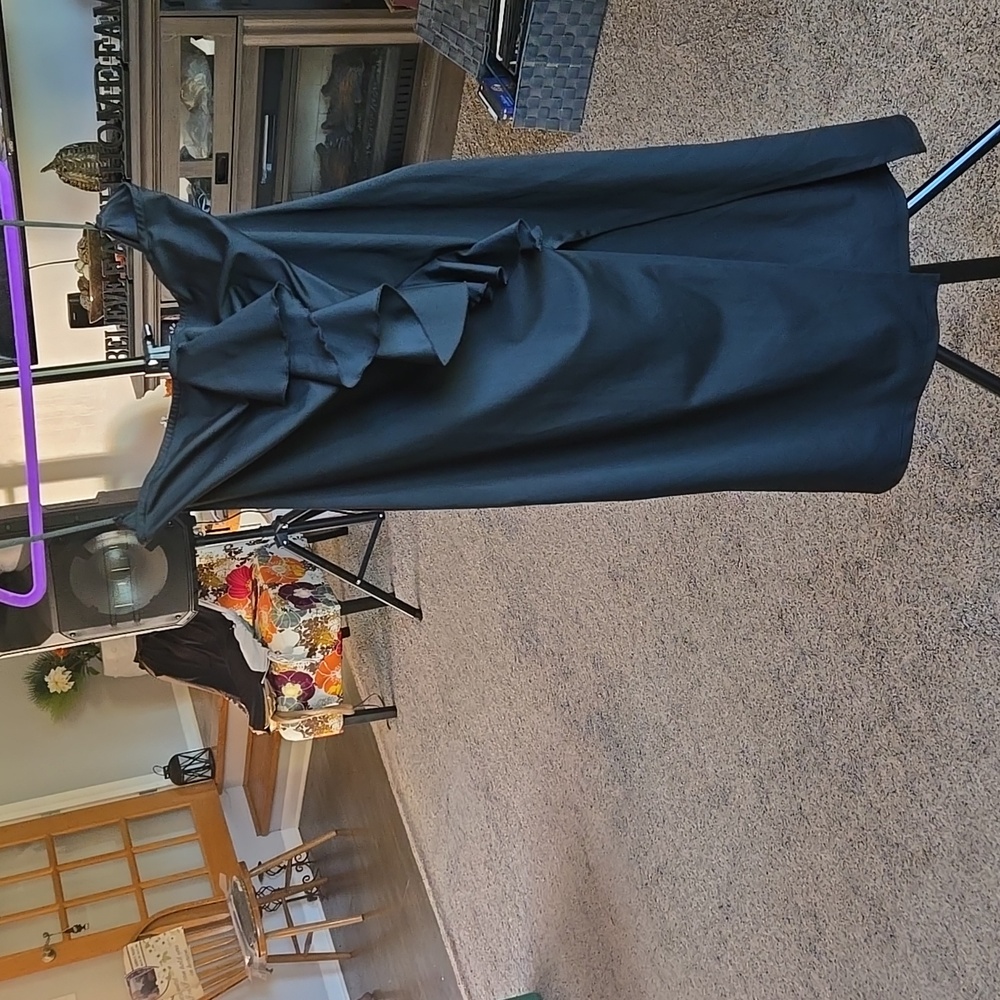SHEIN SXY Black Strapless Dress With Ruffle Detail ⚘️    SIZE 3X